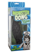 Load image into Gallery viewer, Monster Dong The Martian Silicone Dildo - Black - 7.75in