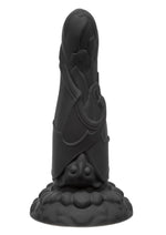 Load image into Gallery viewer, Monster Dong The Vampire Silicone Dildo - Black - 9in