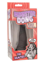 Load image into Gallery viewer, Monster Dong The Vampire Silicone Dildo - Black - 9in