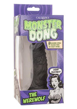 Load image into Gallery viewer, Monster Dong The Werewolf Silicone Dildo - Black - 9in