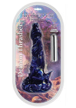 Load image into Gallery viewer, Monster Romance Demon Thrasher Rechargeable Silicone Dong - Purple