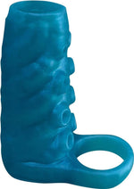 Load image into Gallery viewer, Monster Romance Octo Silicone Penis Sleeve - Blue
