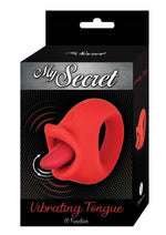 Load image into Gallery viewer, My Secret Vibrating Tongue Rechargeable Silicone Clitoral Stimulator - Red