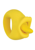 Load image into Gallery viewer, My Secret Vibrating Tongue Rechargeable Silicone Clitoral Stimulator - Yellow