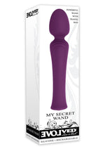 Load image into Gallery viewer, My Secret Wand Rechargeable Silicone Wand Massager - Purple
