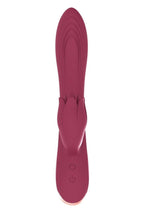 Load image into Gallery viewer, Mystique Venus Rechargeable Silicone Vibrator - Eggplant Purple/Purple
