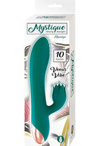 Load image into Gallery viewer, Mystique Venus Rechargeable Silicone Vibrator - Green
