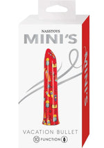 Load image into Gallery viewer, Nasstoys Mini&#39;s Vacation Rechargeable Bullet - Multicolor/Red
