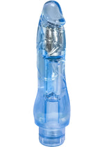 Load image into Gallery viewer, Naturally Yours Fantasy Vibrating Dildo - Blue - 8.5in
