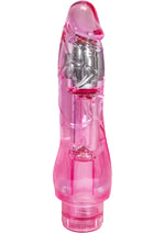 Load image into Gallery viewer, Naturally Yours Fantasy Vibrating Dildo - Pink - 8.5in
