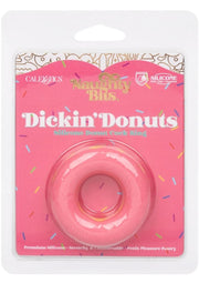 Naughty Bits Dickin' Donuts Silicone Donut Cock Ring - Pink