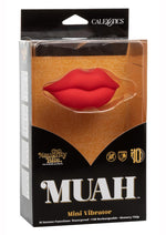 Load image into Gallery viewer, Naughty Bits Muah Silicone Rechargeable Mini Vibrator - Red
