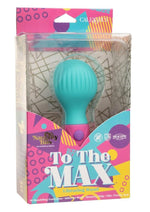 Load image into Gallery viewer, Naughty Bits to The Max Vibrating Rechargeable Silicone Wand - Blue/Pink
