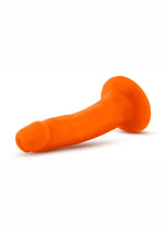 Load image into Gallery viewer, Neo Dual Density Dildo - Neon Orange/Orange - 6in

