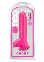 Load image into Gallery viewer, Neo Dual Density Dildo - Neon Pink/Pink - 9in
