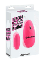 Load image into Gallery viewer, Neon Luv Touch Bullet Vibrator with Remote Control - Pink
