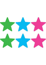 Load image into Gallery viewer, Neon Star - Blue/Green/Pink - 3pk
