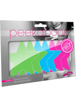 Load image into Gallery viewer, Neon Star - Blue/Green/Pink - 3pk
