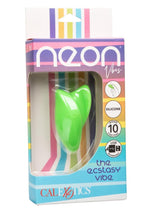 Load image into Gallery viewer, Neon Vibes The Ecstasy Vibe Rechargeable Silicone Vibrator - Green
