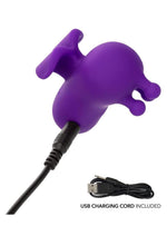 Load image into Gallery viewer, Neon Vibes The Triple Tease Rechargeable Silicone Vibrator