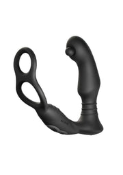 Nexus Simul8 Orbit Edition Rechargeable Silicone Vibrating Dual Motor Anal Cock and Ball Massager - Black