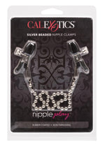 Load image into Gallery viewer, Nipple Play Silver Beaded Chain Nipple Clamps - Silver
