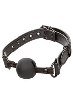 Load image into Gallery viewer, Nocturnal Collection Adjustable Silicone Ball Gag - Black