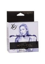 Load image into Gallery viewer, Nocturnal Collection Adjustable Silicone Ball Gag - Black