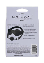 Load image into Gallery viewer, Nocturnal Collection Eye Mask and Breathable Ball Gag