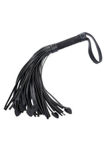 Load image into Gallery viewer, Nocturnal Collection Heart Throb Flogger - Black