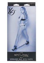 Load image into Gallery viewer, Nocturnal Collection Spreader Bar with Cuffs - Black