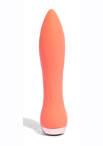 Load image into Gallery viewer, Nu Sensuelle 60sx Amp Silicone Rechargeable Bullet - Coral/Rose Gold
