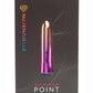 Nu Sensuelle Aluminium Point Rechargeable Warming Bullet - Metal/Multicolor/Rainbow