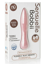 Load image into Gallery viewer, Nu Sensuelle Bobbii Rechargeable Silicone Bullet - Millennial Pink/Pink
