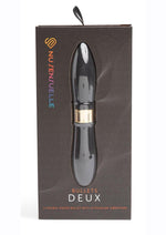 Load image into Gallery viewer, Nu Sensuelle Deux Silicone Rechargeable Bullet - Black/Rose Gold
