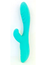Load image into Gallery viewer, Nu Sensuelle Indii Xlr8 Rechargeable Silicone G-Spot Rabbit Vibrator - Blue/Electric Blue