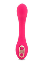 Load image into Gallery viewer, Nu Sensuelle Libi Flexible Rechargeable Silicone G-Spot Vibrator - Deep Pink/Pink