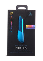 Load image into Gallery viewer, Nu Sensuelle Nikita Rechargeable Silicone Bullet with Nitro Motor - Deep - Blue/Turquoise
