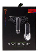 Load image into Gallery viewer, Nu Sensuelle Pleasure Panty Rechargeable Silicone Remote and Bullet Panty Vibe - Black
