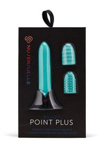 Load image into Gallery viewer, Nu Sensuelle Point Plus Rechargeable Silicone Bullet - Blue/Tiffany Blue

