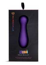 Load image into Gallery viewer, Nu Sensuelle Sola Nubii Flexible Rechargeable Silicone Bullet - Purple
