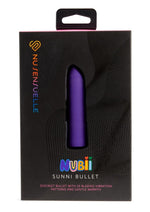 Load image into Gallery viewer, Nu Sensuelle Sunni Nubii Rechargeable Silicone Heating Bullet - Purple
