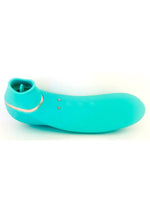 Load image into Gallery viewer, Nu Sensuelle Trinitii Triple Action Rechargeable Silicone Vibrator - Blue/Electric Blue