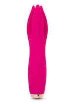 Load image into Gallery viewer, Nu Sensuelle Tulip Rechargeable Silicone Clitoral Stimulator - Magenta/Purple