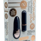 Nu Sensuelle Wireless Bullet Plus with Remote Control Rechargeable Silicone - Blue/Navy Blue