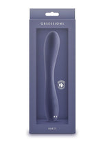 Load image into Gallery viewer, Obsessions Rhett Rechargeable Silicone Vibrator - Blue/Navy
