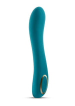 Load image into Gallery viewer, Obsessions Zeus Rechargeable Silicone Vibrator - Teal

