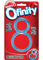 Load image into Gallery viewer, Ofinity Super Stretchy Double Silicone Cock Ring Waterproof - Blue
