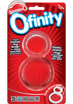 Load image into Gallery viewer, Ofinity Super Stretchy Double Silicone Cock Ring Waterproof - Clear
