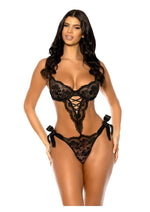 Load image into Gallery viewer, Oh LA LA Charlee Teddy - Black - Large/XLarge
